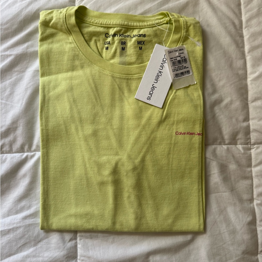 Calvin Klein Jeans Lime Short Sleeve Tee